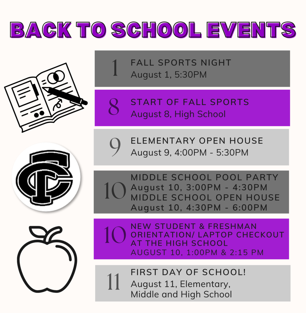 School is right around the corner. Check out these events to help prepare for this school year!